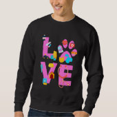 Sweatshirt Vet Tech Love  Veterinary Technician 3 (Devant)