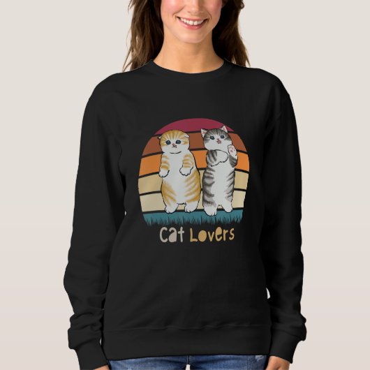 Sweatshirt Vêtement ArtCat Chat Chat (Devant)