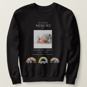 Sweatshirt Vêtement commémoratif en mémoire de Bébé Arc-en-ci