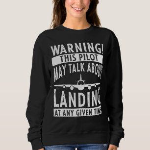 Sweatshirt Vêtement de pilote de ligne - Unique Meilleur Conc