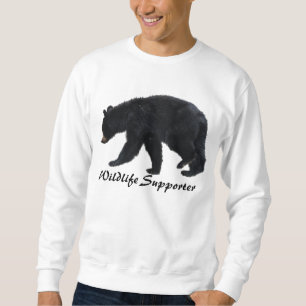 Sweatshirt Vêtements Amoureux des animaux de l'ours noir marc