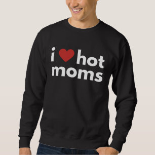 Sweatshirt Vêtements amusants graphiques I Heart-J'aime les m