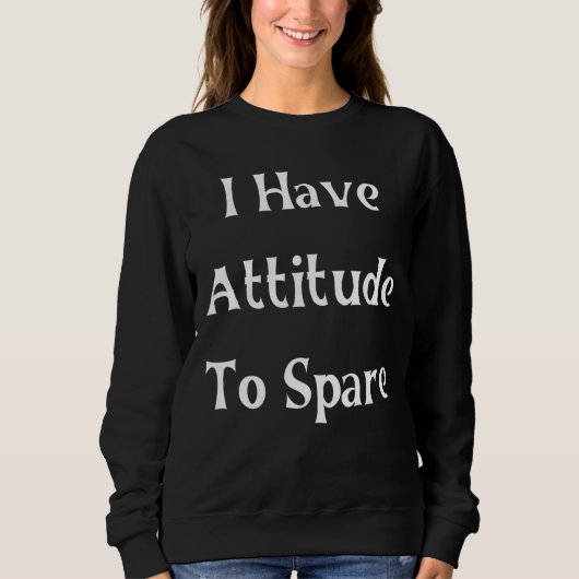 Sweatshirt Vêtements D'Attitude Pour Femmes (Devant)
