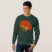 Sweatshirt Vêtements de bison (Devant entier)