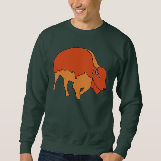Sweatshirt Vêtements de bison (Devant)