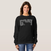 Sweatshirt Vêtements de chèvre animale Chèvre Whisperer (Devant entier)