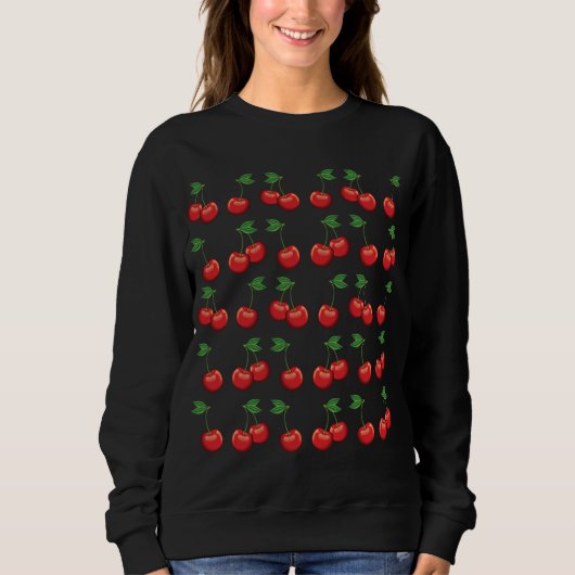 Sweatshirt Vêtements de grande cerise Cherry Lover (Devant)