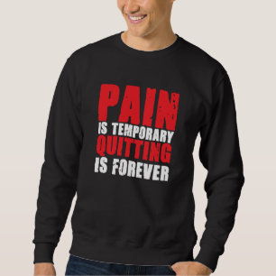 Sweatshirt Vêtements de gym de musculation Douleur Fitness Ha