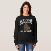 Sweatshirt Vêtements de Morse Morse Génial Conception (Devant entier)