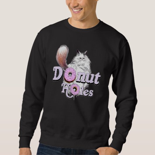 Sweatshirt Vêtements de trous de donut (Devant)
