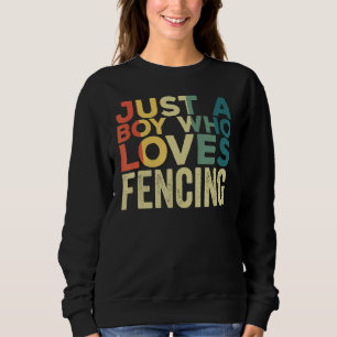 Sweatshirt Vêtements d'escrime Sports Fencer Citation pour ho
