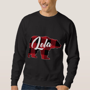 Sweatshirt Vêtements d'ours à bison rouge, Lol philippin