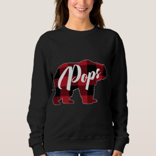 Sweatshirt Vêtements d'ours de bison rouge amusant, Pyjama de