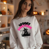 Sweatshirt Vêtements éffrayants Nom personnalisé Cadeau Hallo