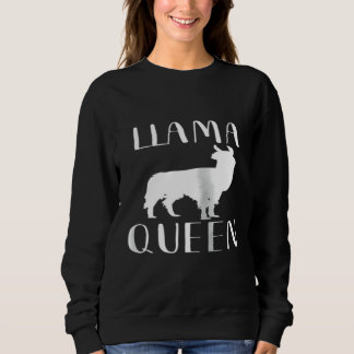 Sweatshirt Vêtements inspirés Llama Queen Llama