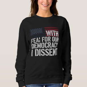 Sweatshirt Vêtements politiques drapeau américain démocratie