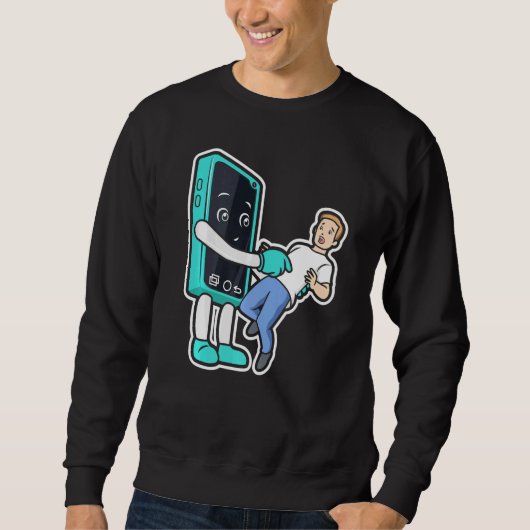 Sweatshirt Vêtements pour accroc de téléphone cellulaire Smar (Devant)