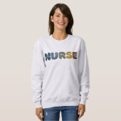Sweatshirt Vêtements pour infirmière praticienne NP (Devant entier)
