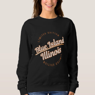 Sweatshirt Vêtements Retro Athletic Blue Island IL