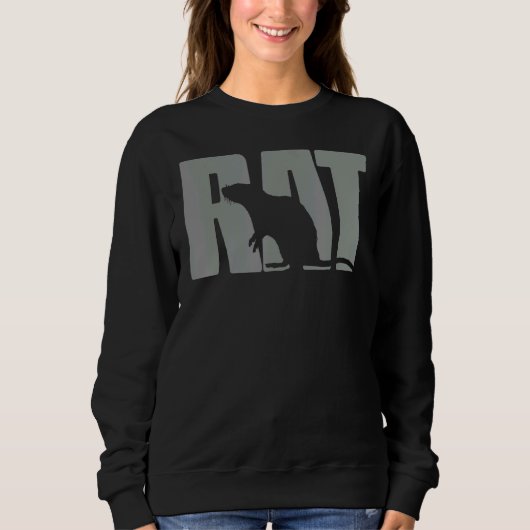 Sweatshirt Vêtements Souris Rat Rat Animal Rat (Devant)