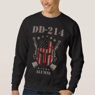 Sweatshirt Vétéran de drapeau américain d'anciennes élèv