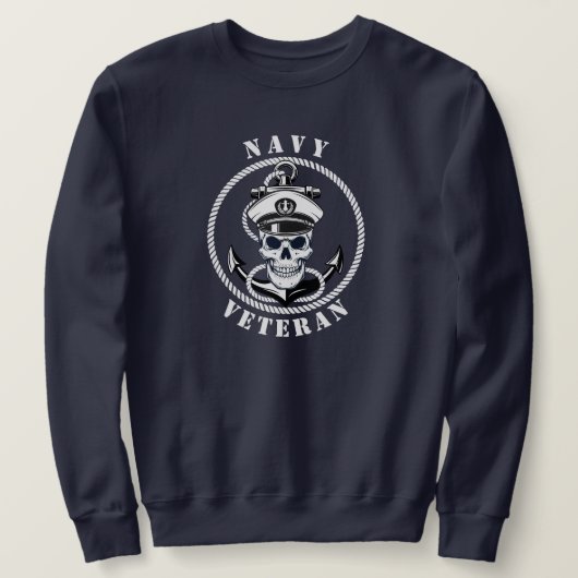 Sweatshirt Vétéran de la Marine (Design devant)