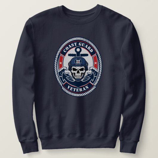 Sweatshirt Vétéran des garde-côtes (Design devant)
