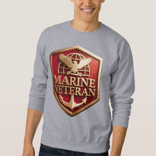 Sweatshirt Vétéran du Corps des Marines (Devant)