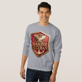 Sweatshirt Vétéran du Corps des Marines (Devant entier)