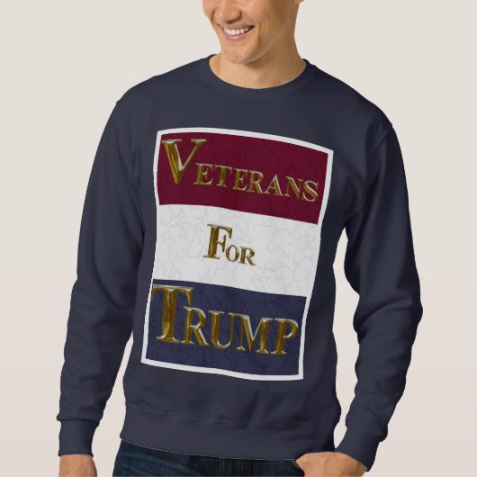 SWEATSHIRT VÉTÉRANS POUR TRUMP (Devant)
