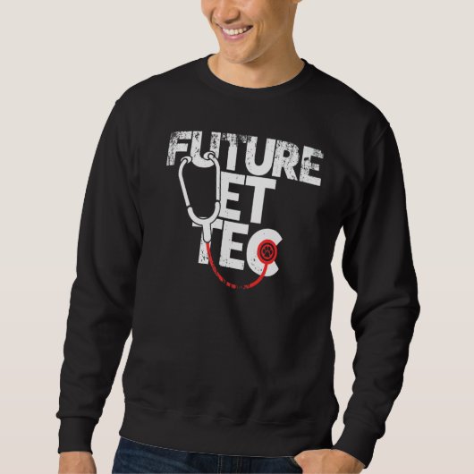 Sweatshirt Vétérinaire I Vétérinaire Technicien I Futur Vétér (Devant)