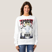 Sweatshirt Viber Éffrayant Halloween (Devant entier)