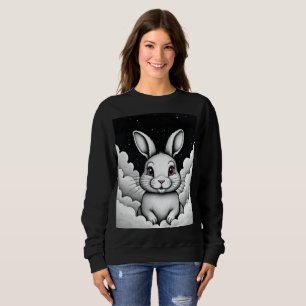 Sweatshirt Vibes célestes de lapin céleste