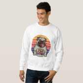 Sweatshirt Vibes d'amour carlin (Devant entier)