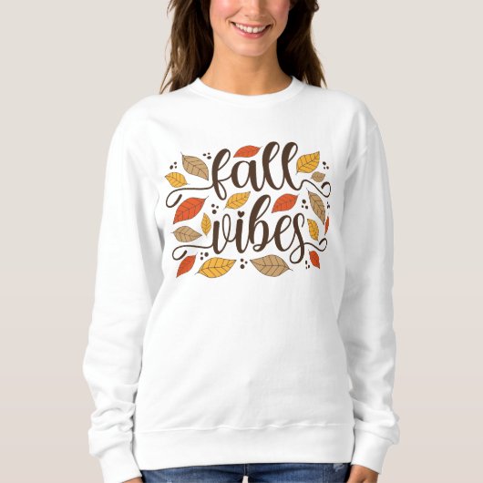 Sweatshirt Vibes d'automne (Devant)