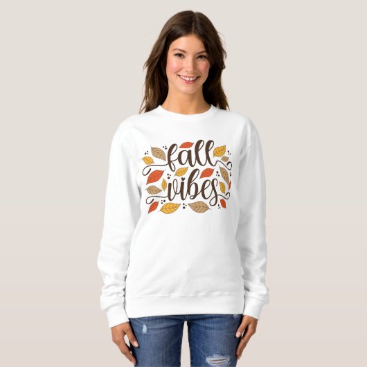 Sweatshirt Vibes d'automne (Devant entier)