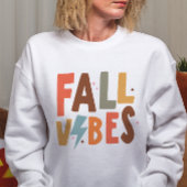SWEATSHIRT VIBES D'AUTOMNE À THÈME D'AUTOMNE
