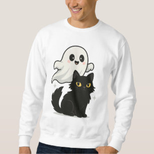 Sweatshirt Vibes de chat gachées - T-shirt Éffrayant