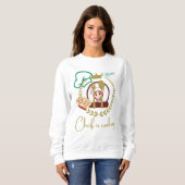 Sweatshirt Vibes de futur chef – Conception culinaire pour le (Devant entier)