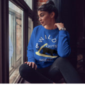 Sweatshirt Vibes De Gros Chats Sauvages Et Gutsy Crème Blanch