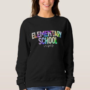 Sweatshirt Vibes de l'école primaire de l'enseignant Première