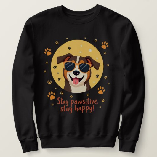 Sweatshirt Vibes de Pawsitive uniquement (Design devant)