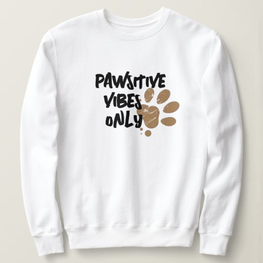 Sweatshirt Vibes de Pawstive - Sweat - shirt à cap (Design devant)