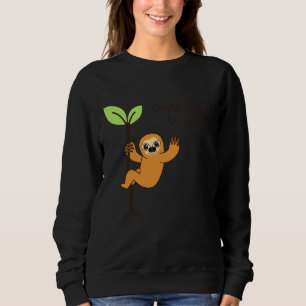 Sweatshirt Vibes De Refroidissement Pour Y Toutes Les Jolies