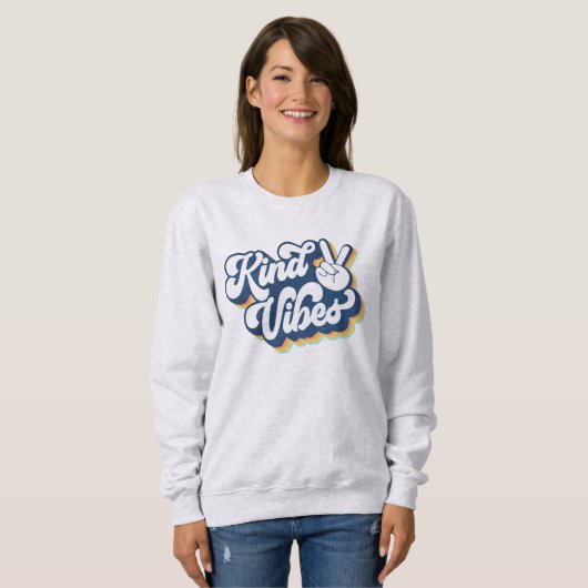 Sweatshirt Vibes de type Retro Inspiration (Devant entier)