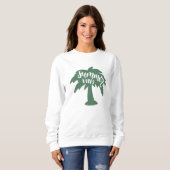 Sweatshirt Vibes d'été Palm Tree Sun Beach été (Devant entier)