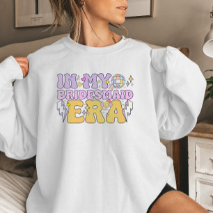 Sweatshirt Vibes Disco Rétro Groovy Ère Demoiselle d'Honneur