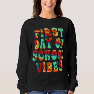 Sweatshirt Vibes Du Premier Jour De L'École
