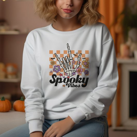 Sweatshirt Vibes Éffrayantes d'Halloween