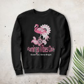 Sweatshirt Vibes Flamant rose uniquement Flamant rose rose bl